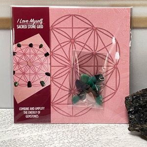 NIP I Love Myself | Sacred Stone Mini Crystal Grid | Crystal | Crystal Grid
